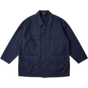 J. Crew Oarsman XL Navy Blue Chore Jacket  Utility Field Coat Heavyweight‎